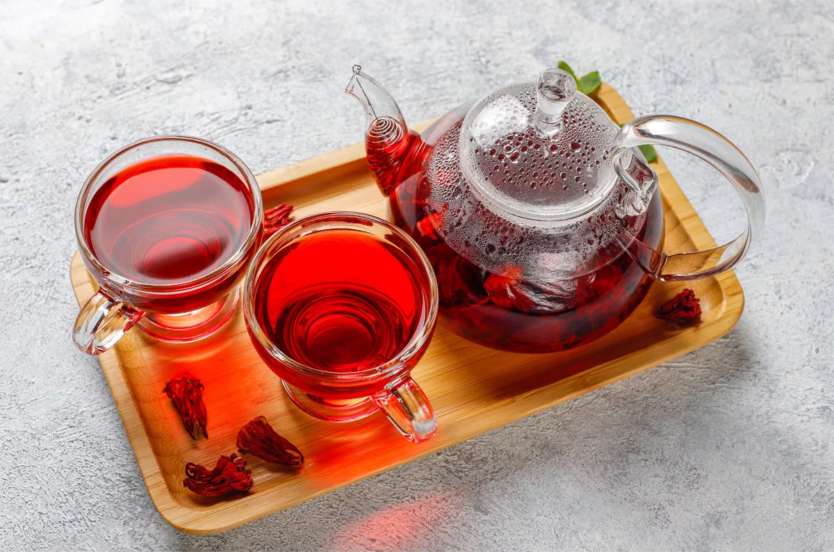 Non-Alcoholic Red Tea Shots Recipe